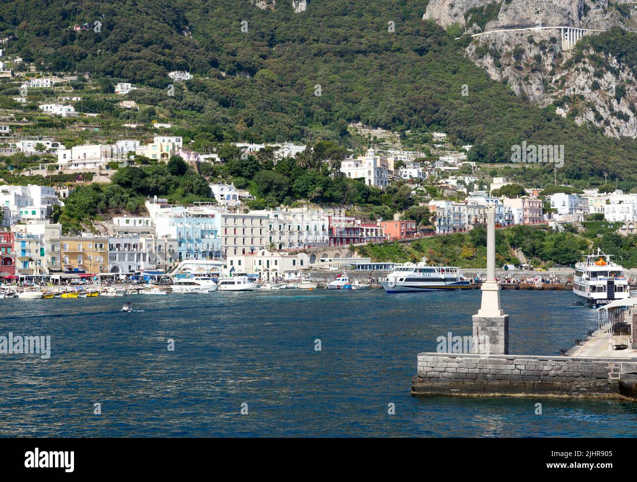 Marina Grande, Isola di Capri, Italia, Europa Foto Stock