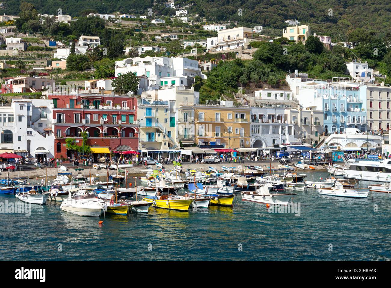 Marina Grande, Isola di Capri, Italia, Europa Foto Stock