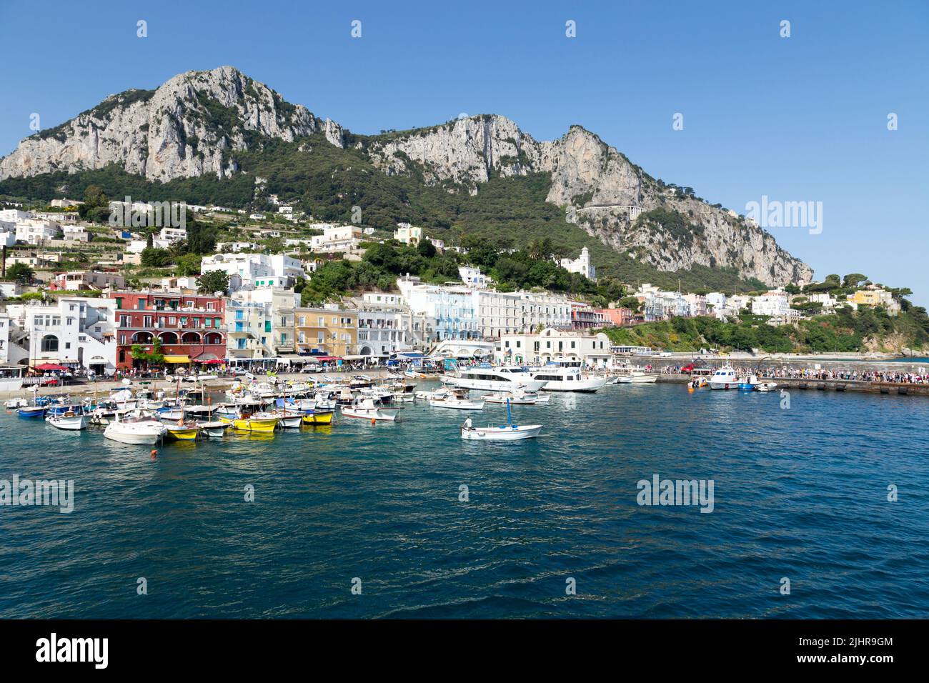 Marina Grande, Isola di Capri, Italia, Europa Foto Stock
