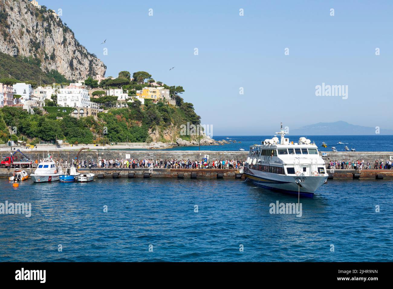 Marina Grande, Isola di Capri, Italia, Europa Foto Stock