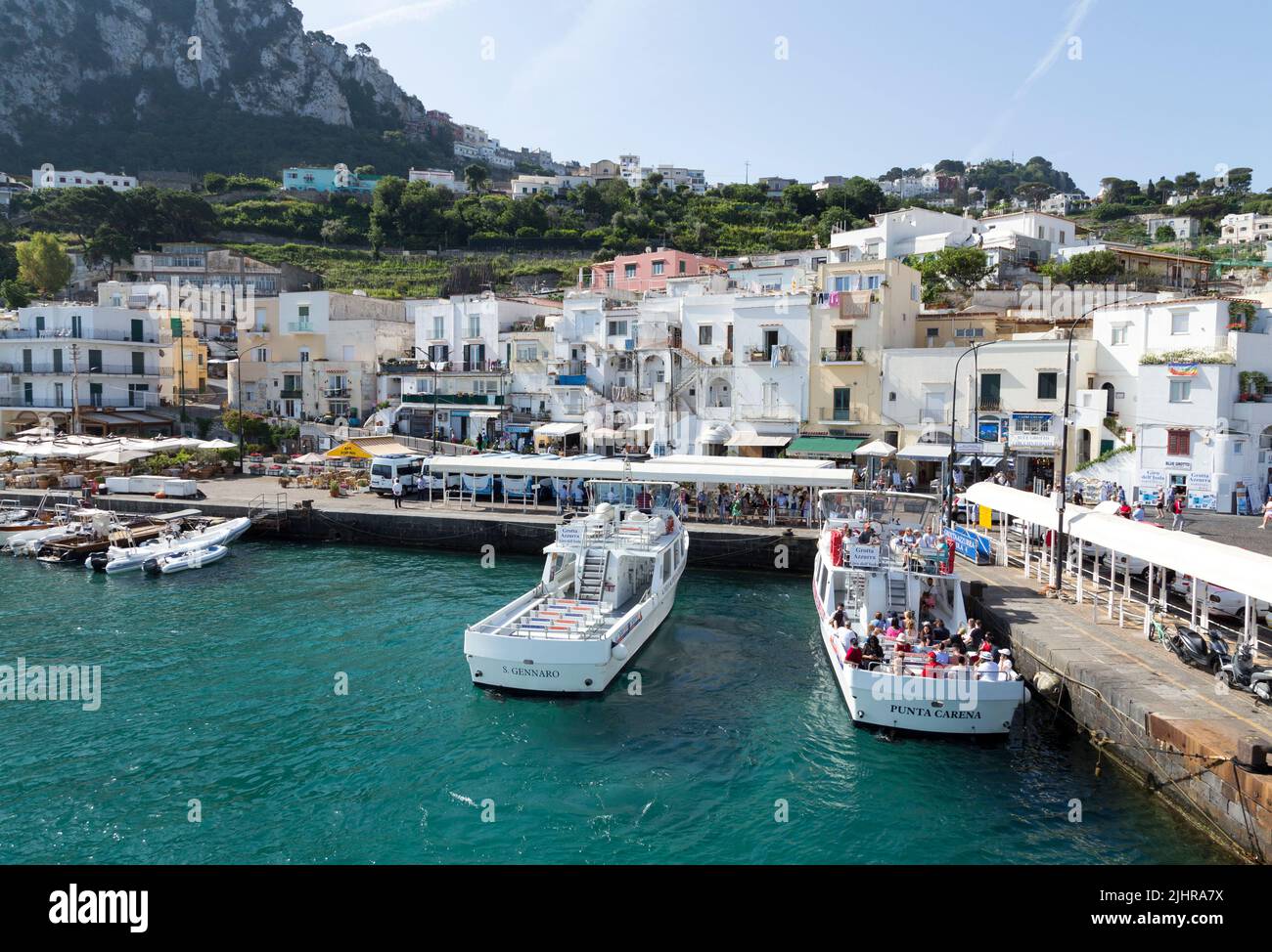 Marina Grande, Isola di Capri, Italia, Europa Foto Stock