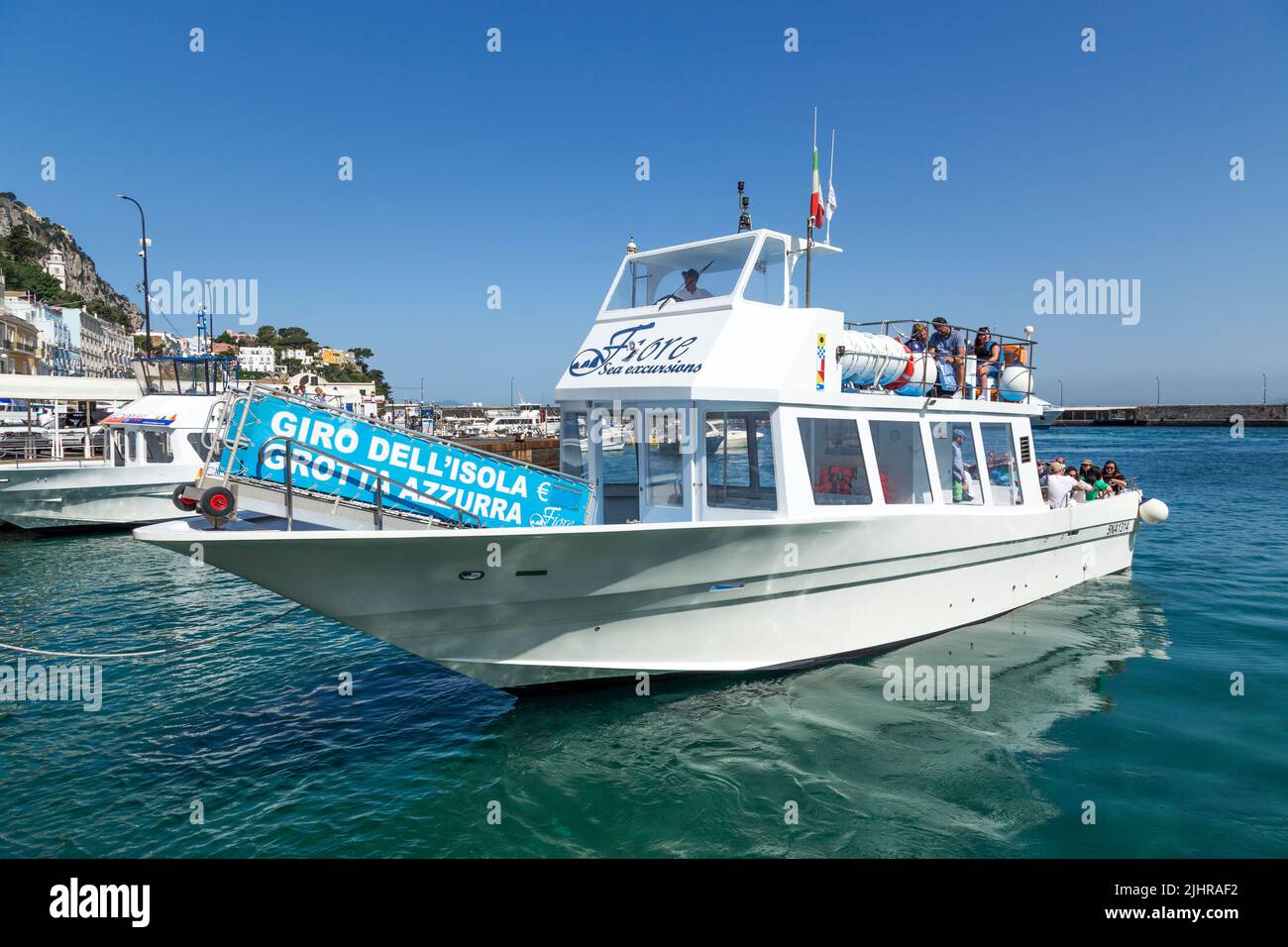 Marina Grande, Isola di Capri, Italia, Europa Foto Stock