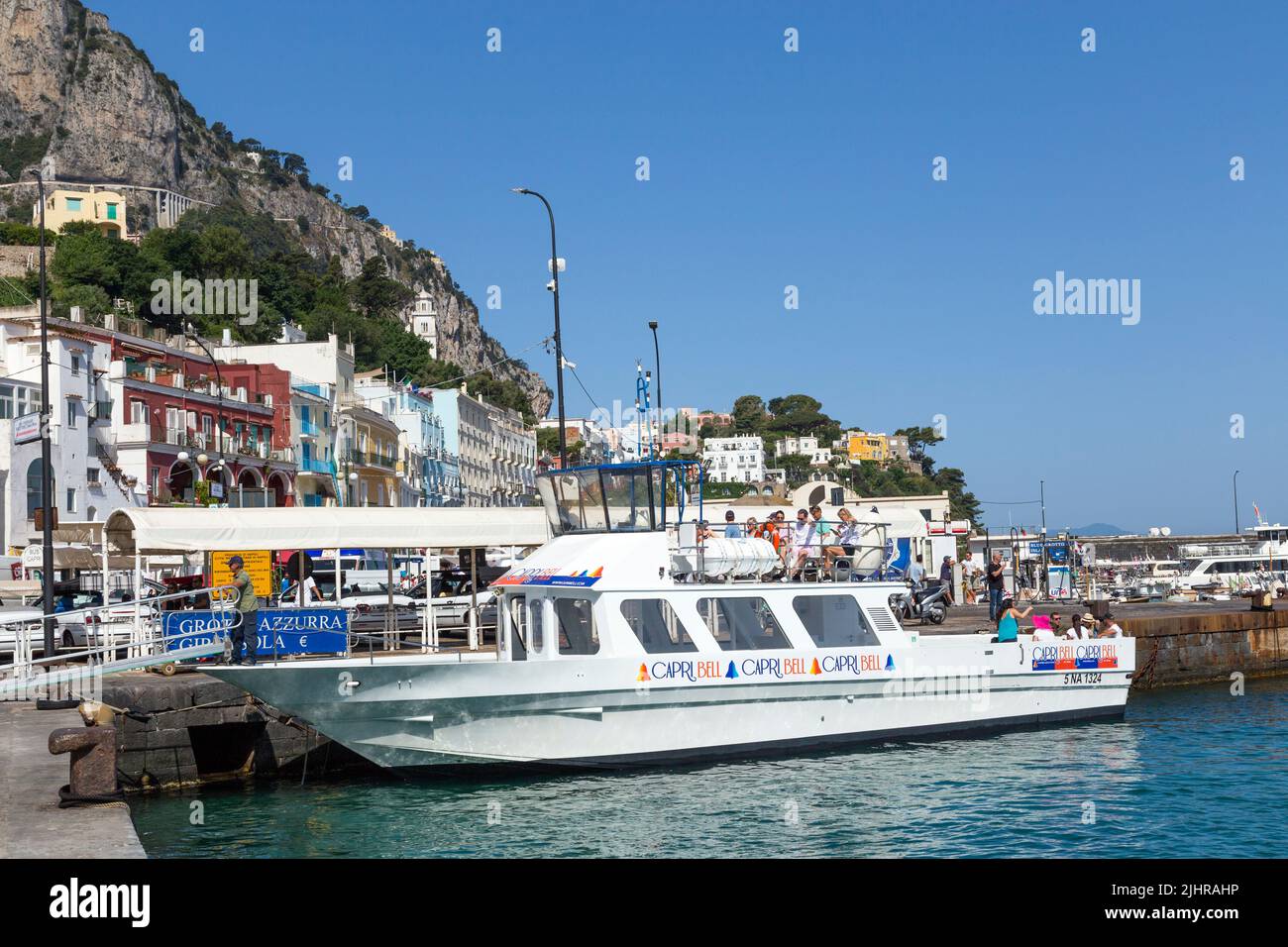 Marina Grande, Isola di Capri, Italia, Europa Foto Stock