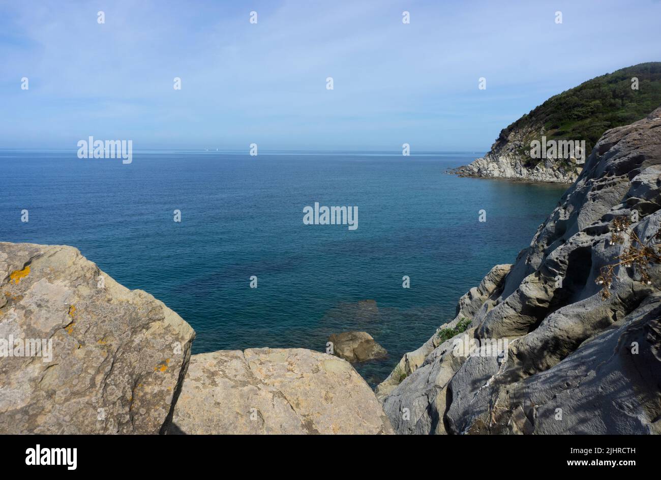 golfo di Baratti provincia di Livorno, Toscana. Foto Stock