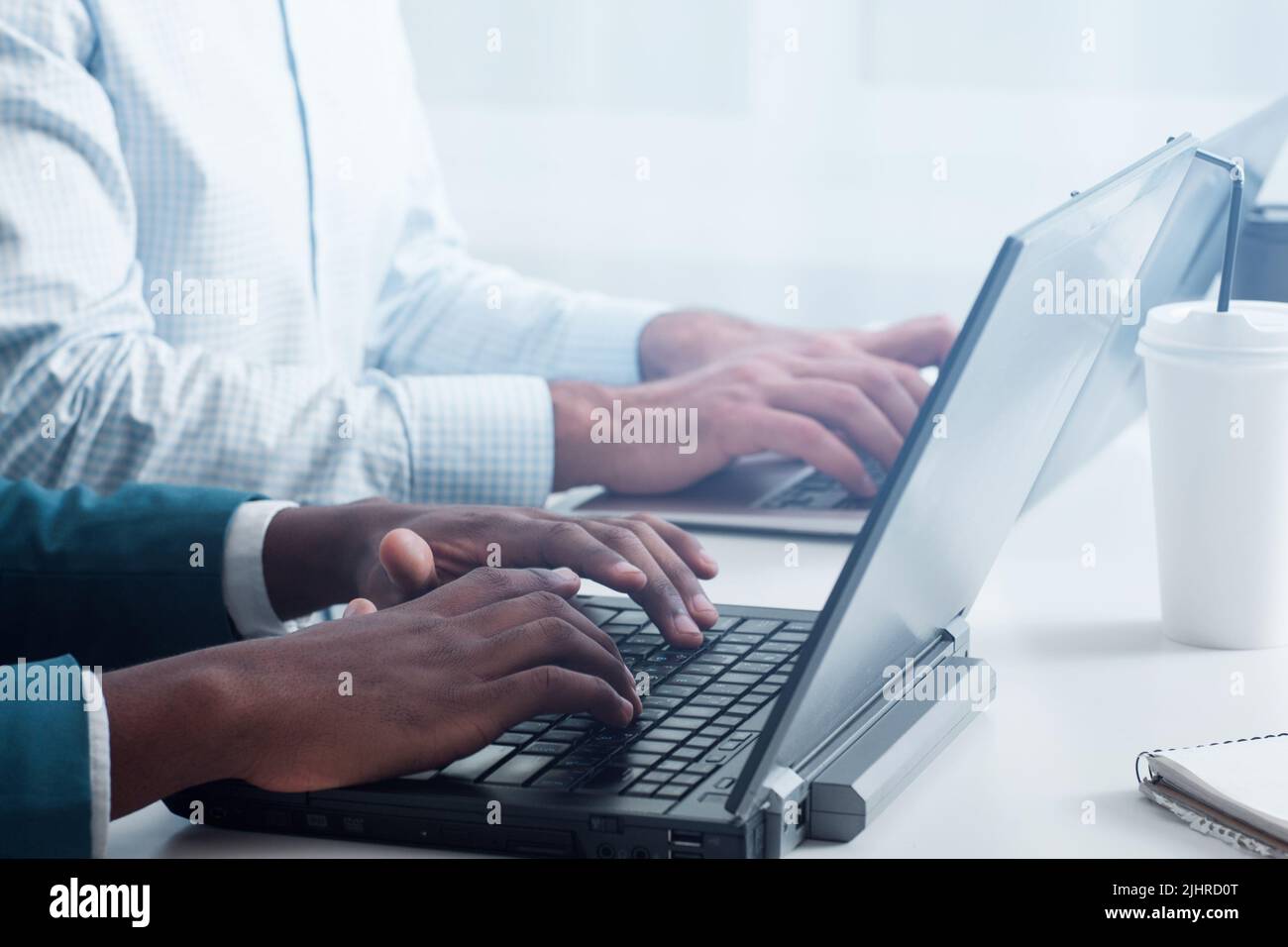 Ottimizzazione SEO sito web con nuove tecnologie Foto Stock