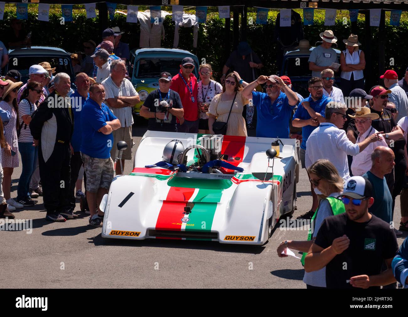 BRM P154, Shelsley Walsh Classic Nostalgia, 16th luglio 2022. Foto Stock