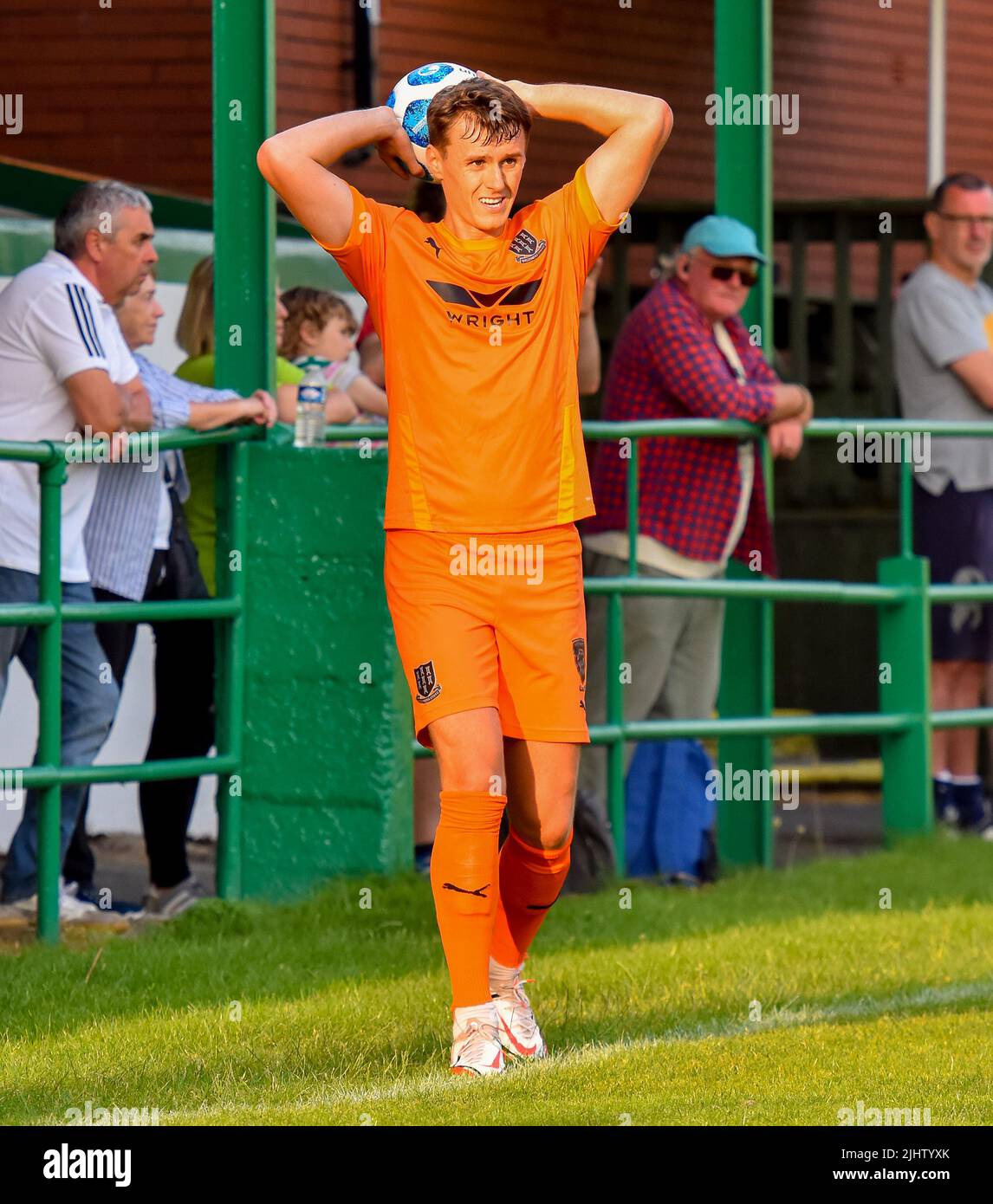 Dundela Vs Ballymena United (Pre-Season friendly) Wilgar Park, Belfast - 19/07/22 Foto Stock