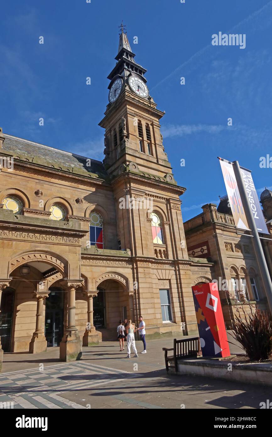 Il Southport di Atkinson, luogo di arte, Lord Street, Southport, Lancashire, INGHILTERRA, REGNO UNITO, PR8 1DB Foto Stock