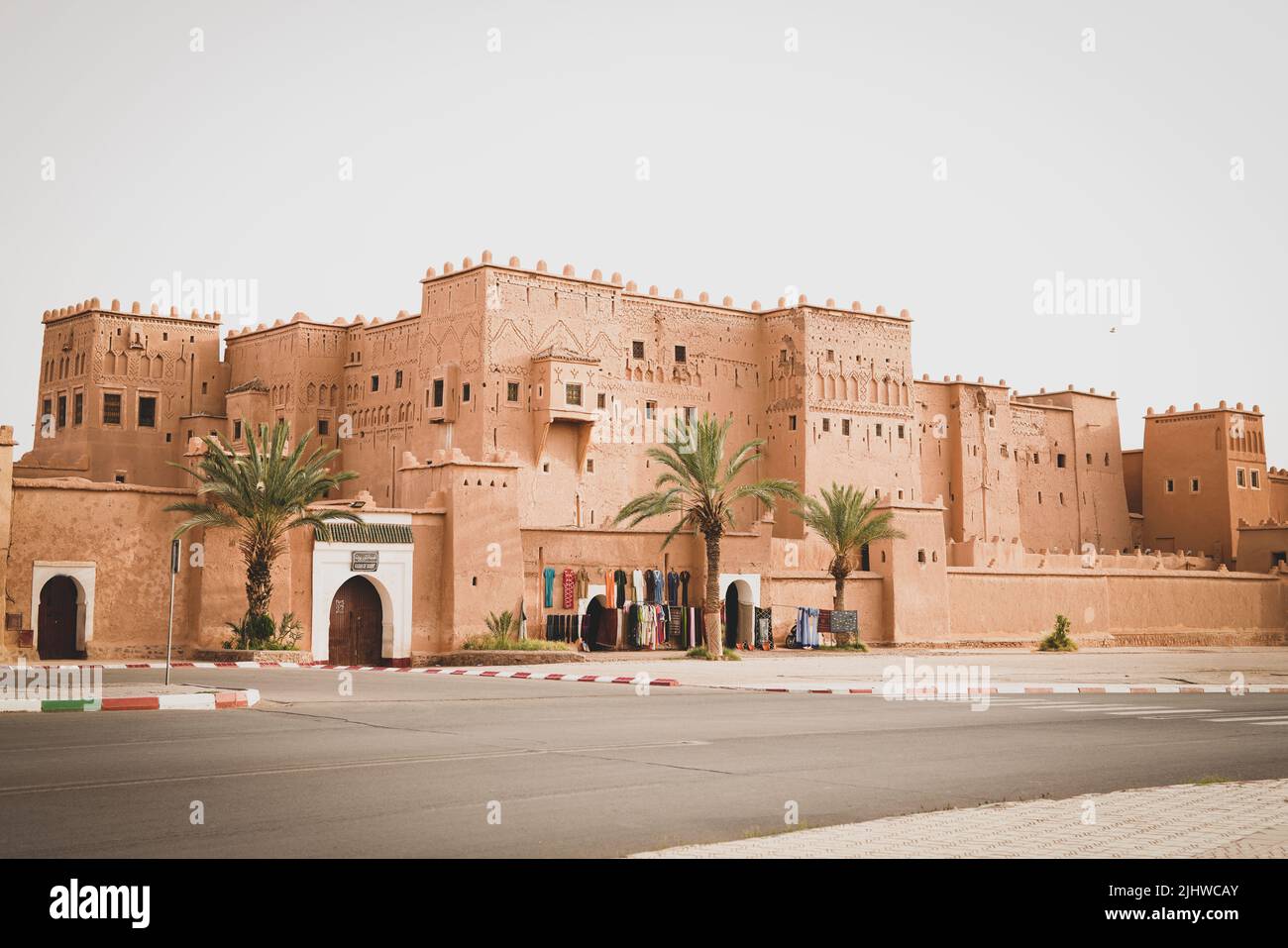 Kasbah Taourirt nel Marocco orientale Ouarzazate Foto Stock