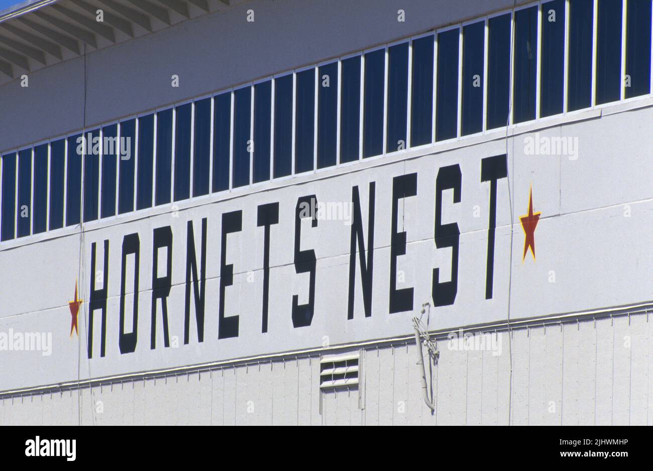 Hornets Nest hangar logo al NAS Miramar Foto Stock