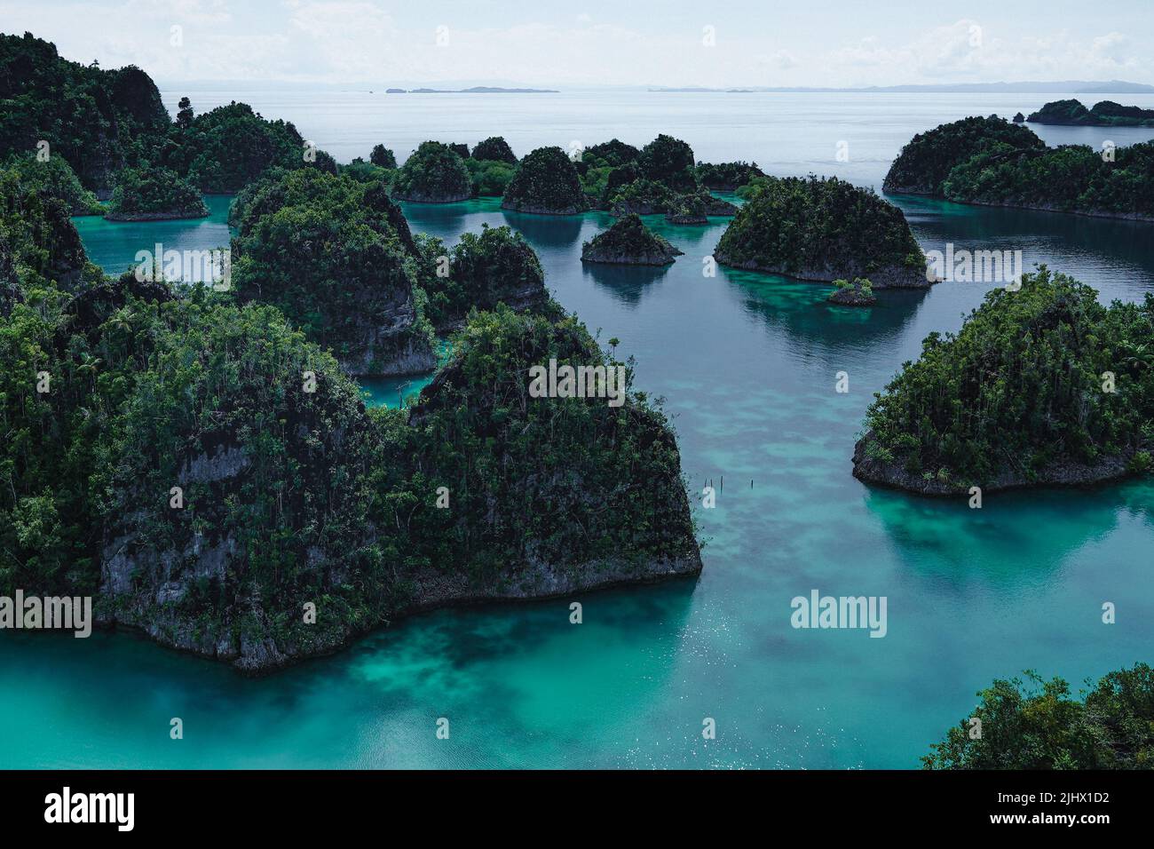 Piaynemo, Raja Ampat, Indonesia Foto Stock