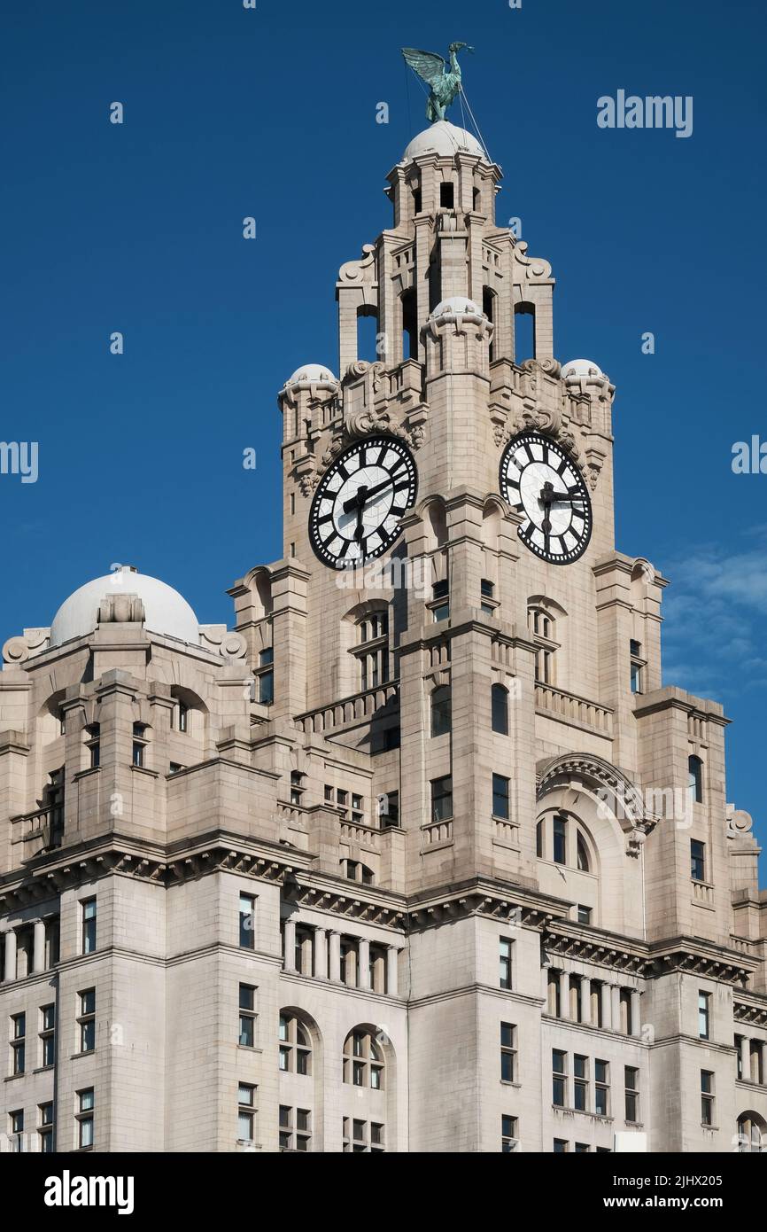 Il Royal Liver Building Foto Stock