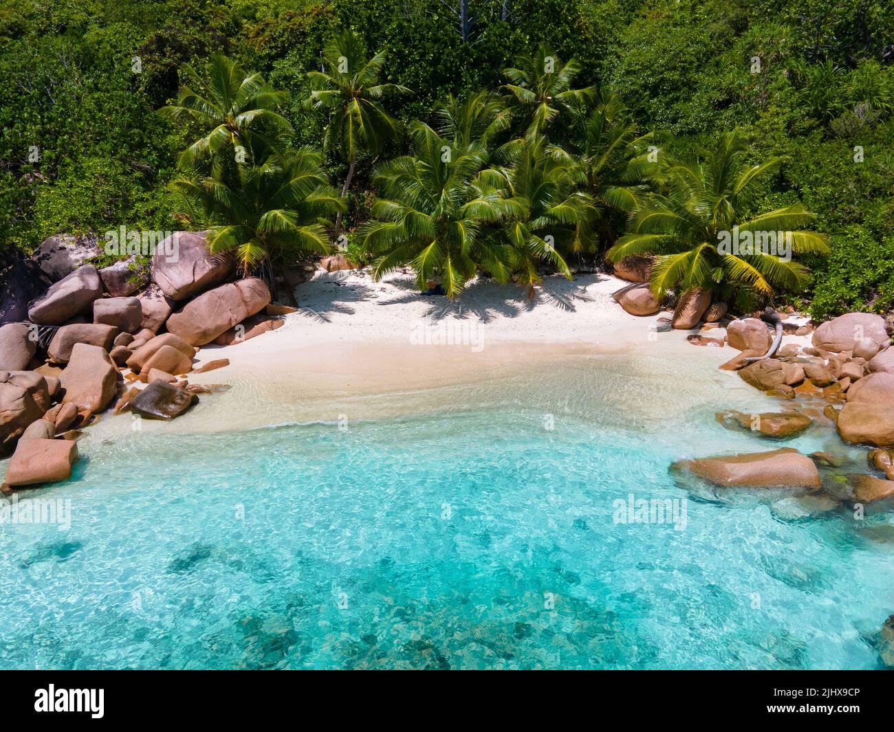 spiaggia estiva dell'isola Foto Stock