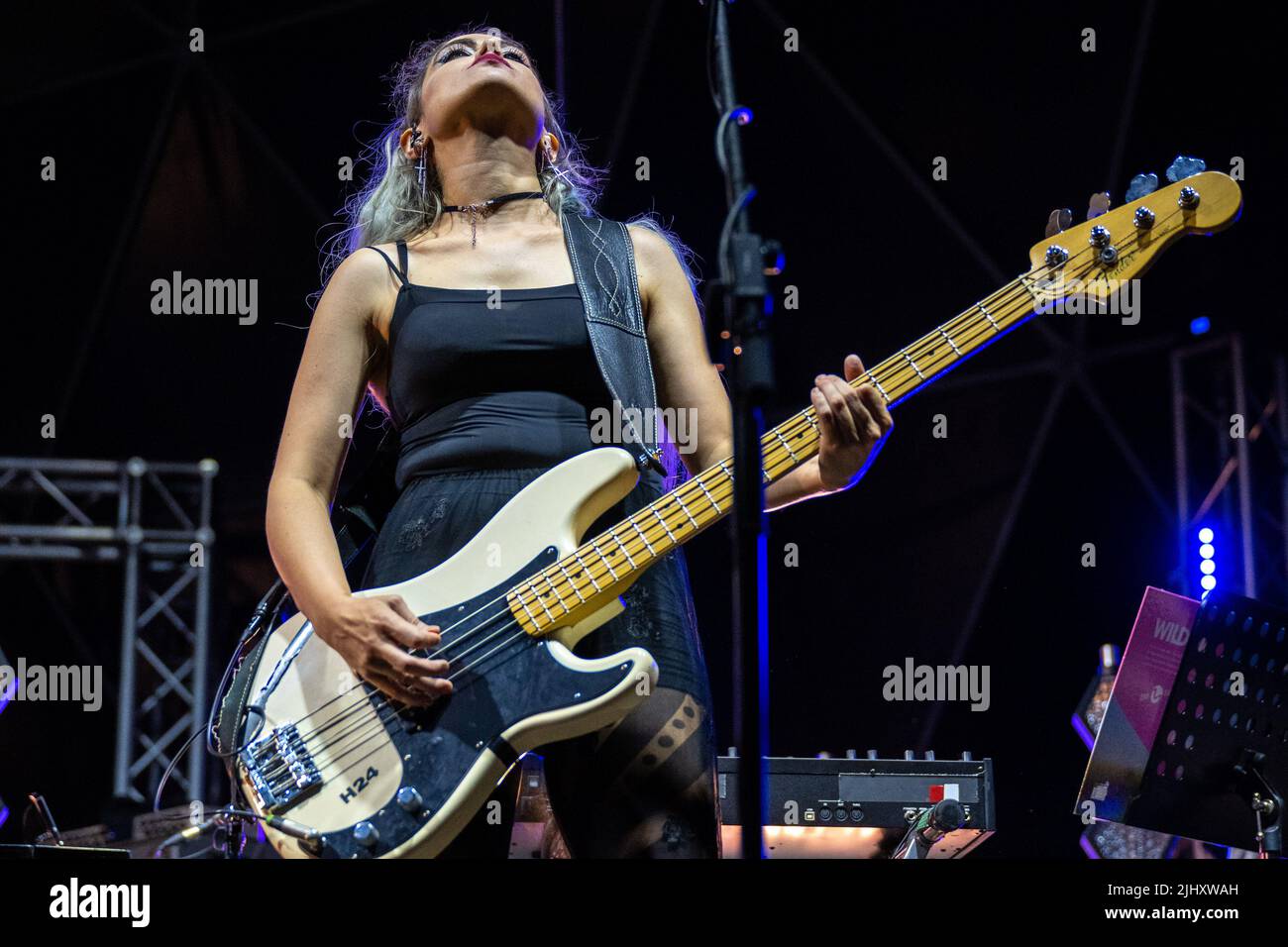 Roma, Italia. 19th luglio 2022. Concerto di cantante e cantautore italiano Manuel Agnelli al Festival di Villa Ada a Roma. (Foto di Claudio Enea/Pacific Press) Credit: Pacific Press Media Production Corp./Alamy Live News Foto Stock