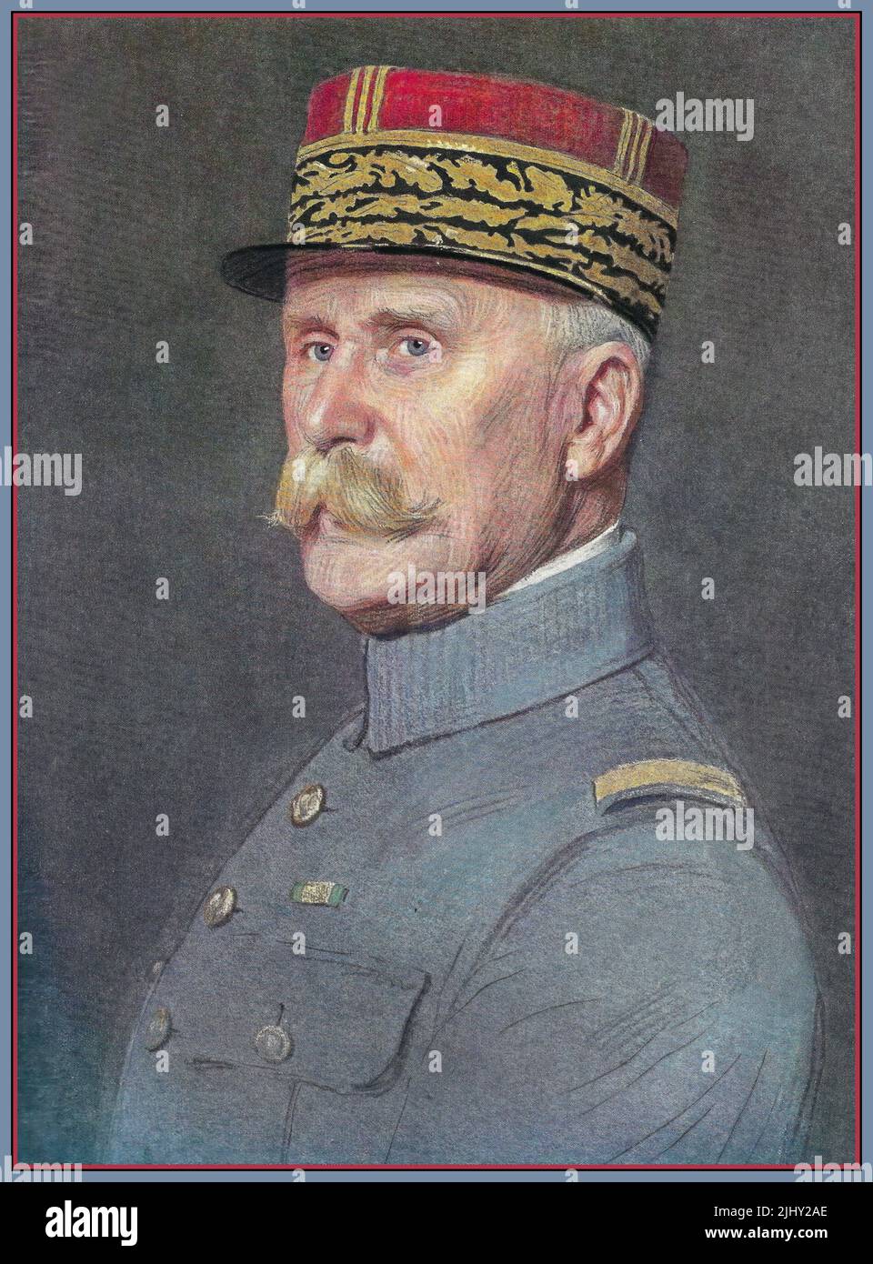 Marshal Pétain 1926 dell'artista Marcel Baschet (francese: Maréchal Pétain) e talvolta il Vecchio Marshal (francese: le vieux Maréchal), era un ufficiale generale francese che ottenne la posizione di Marshal di Francia alla fine della prima guerra mondiale, durante la quale divenne noto come il Leone di Verdun (francese: le lion de Verdun). Fu poi Capo di Stato di Vichy France dal 1940 al 1944. Pétain, che aveva 84 anni nel 1940, si classifica come il più antico capo di stato della Francia. Foto Stock