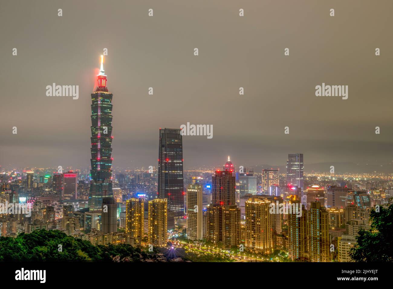Taipei, Taiwan - Aprile 2018: Taipei 101, l'edificio più alto di Taiwan. Foto Stock