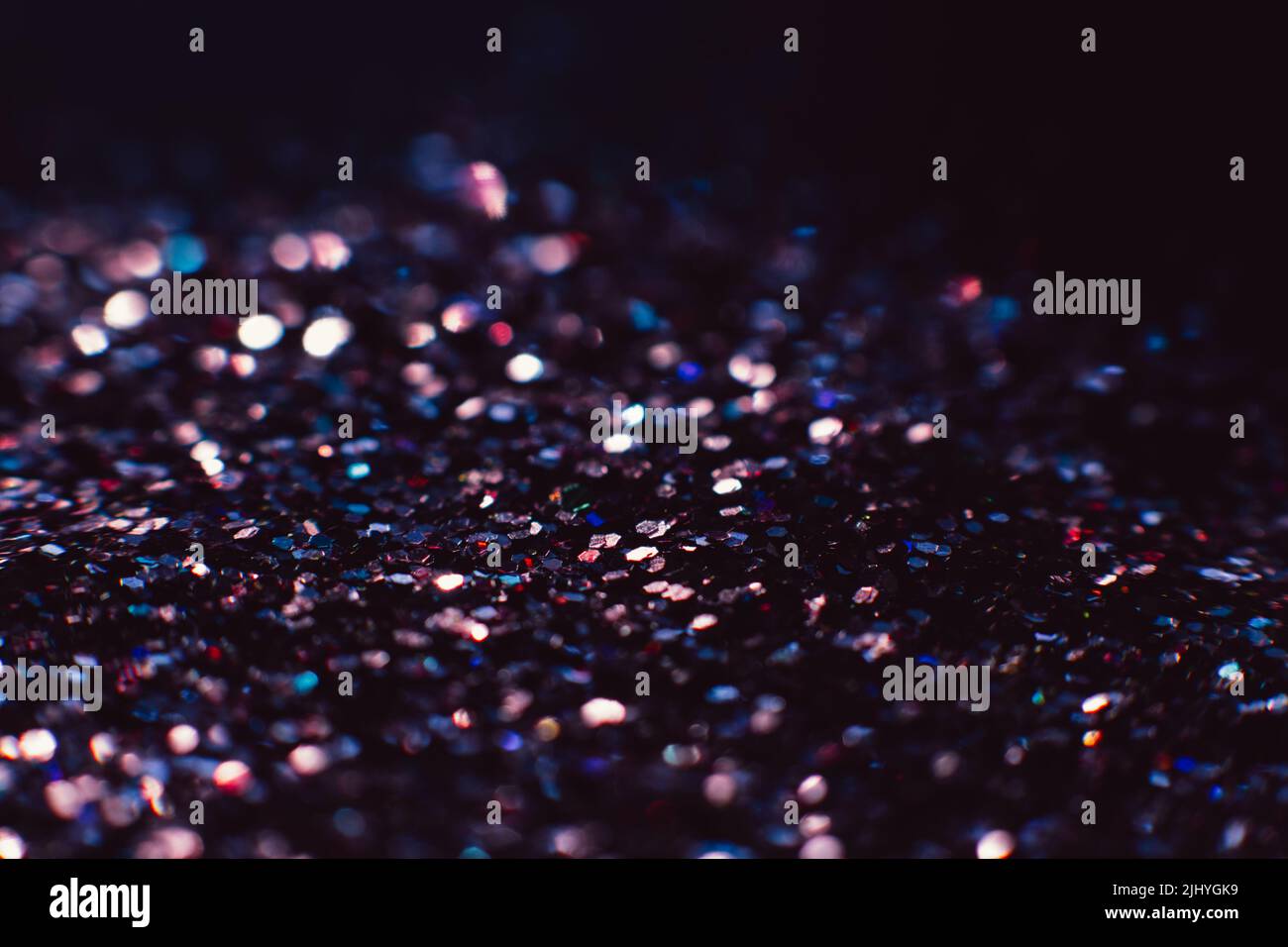 Astratto luccichio glitter viola trucco sfondo Foto Stock