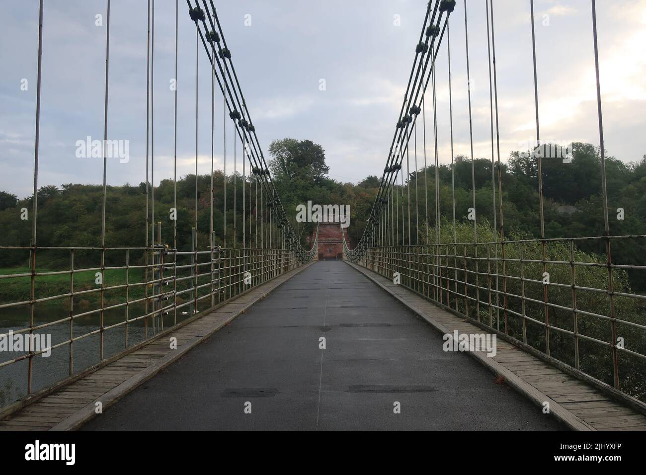 Confine anglo-scozzese. Frontiera inglese settentrionale. Frontiera meridionale scozzese. Inghilterra confini della Scozia. REGNO UNITO Foto Stock