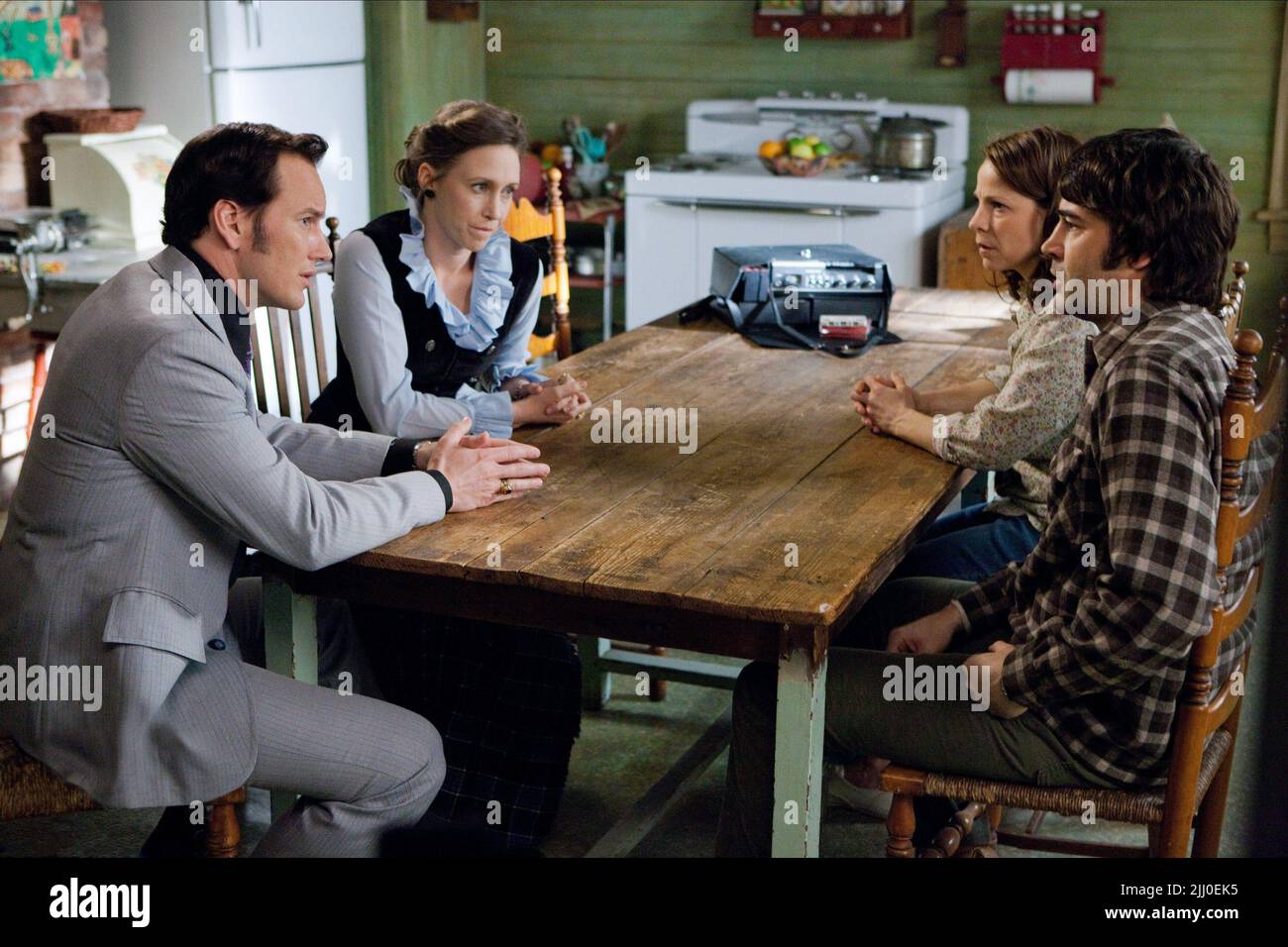 WILSON,FARMIGA,TAYLOR,LIVINGSTON, IL CONJURING, 2013 Foto Stock