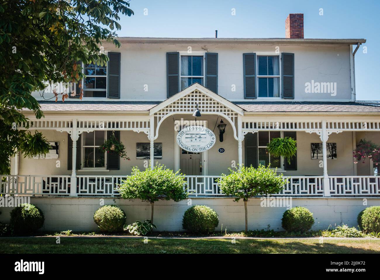 La vecchia banca è un bed and breakfast hotel situato a niagara-on-the-Lake, ontario, canada Foto Stock