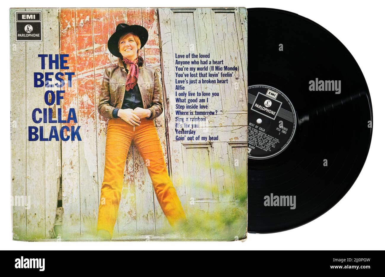 L'album The Best of Cilla Black Foto Stock