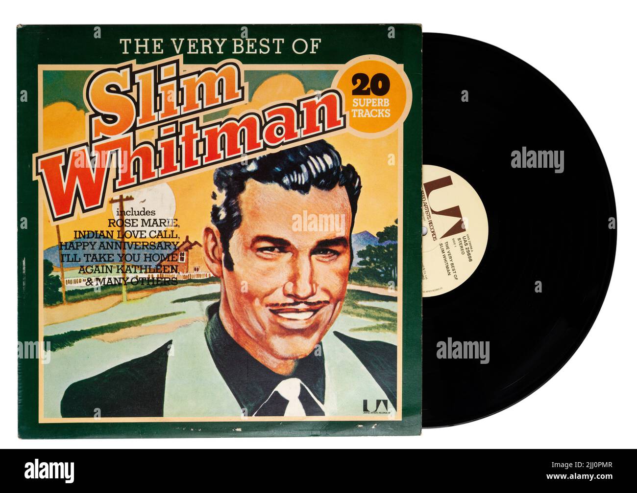 The Very Best of Slim Whitman album Foto Stock