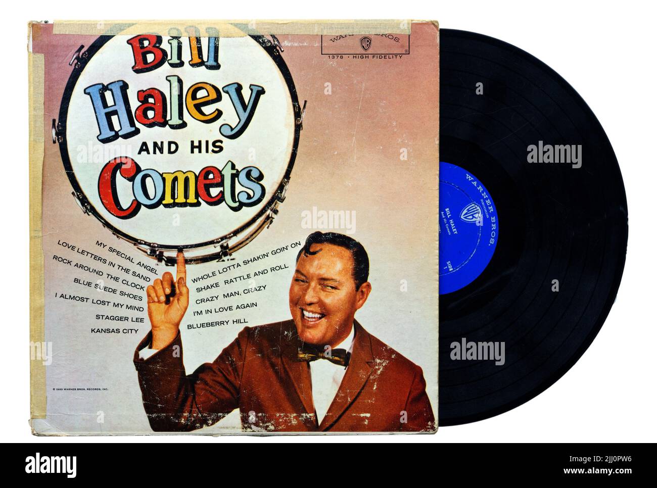 Bill Haley e il suo album delle comete Foto Stock