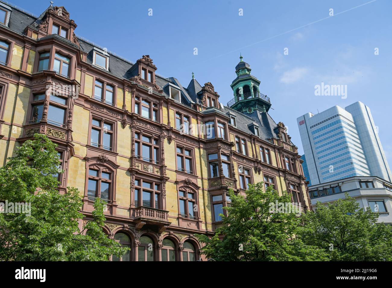 Altbauten, Kaiserstraße, Frankfurt am Main, Hessen, Deutschland Foto Stock