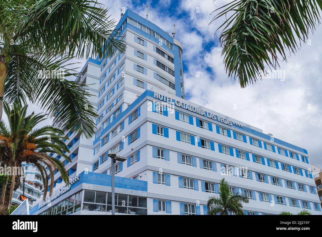 Puerto de la Cruz, Tenerife, 23 giugno 2022. Catalonia Las Vegas Hotel a Puerto de la Cruz, Tenerife, Isole Canarie. Foto Stock