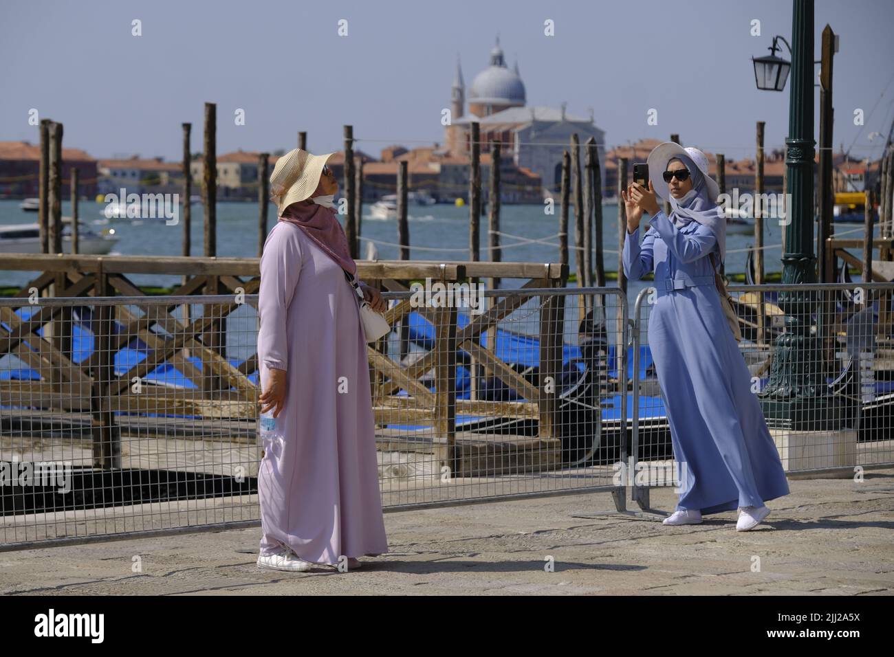 Turismo a Venezia Foto Stock