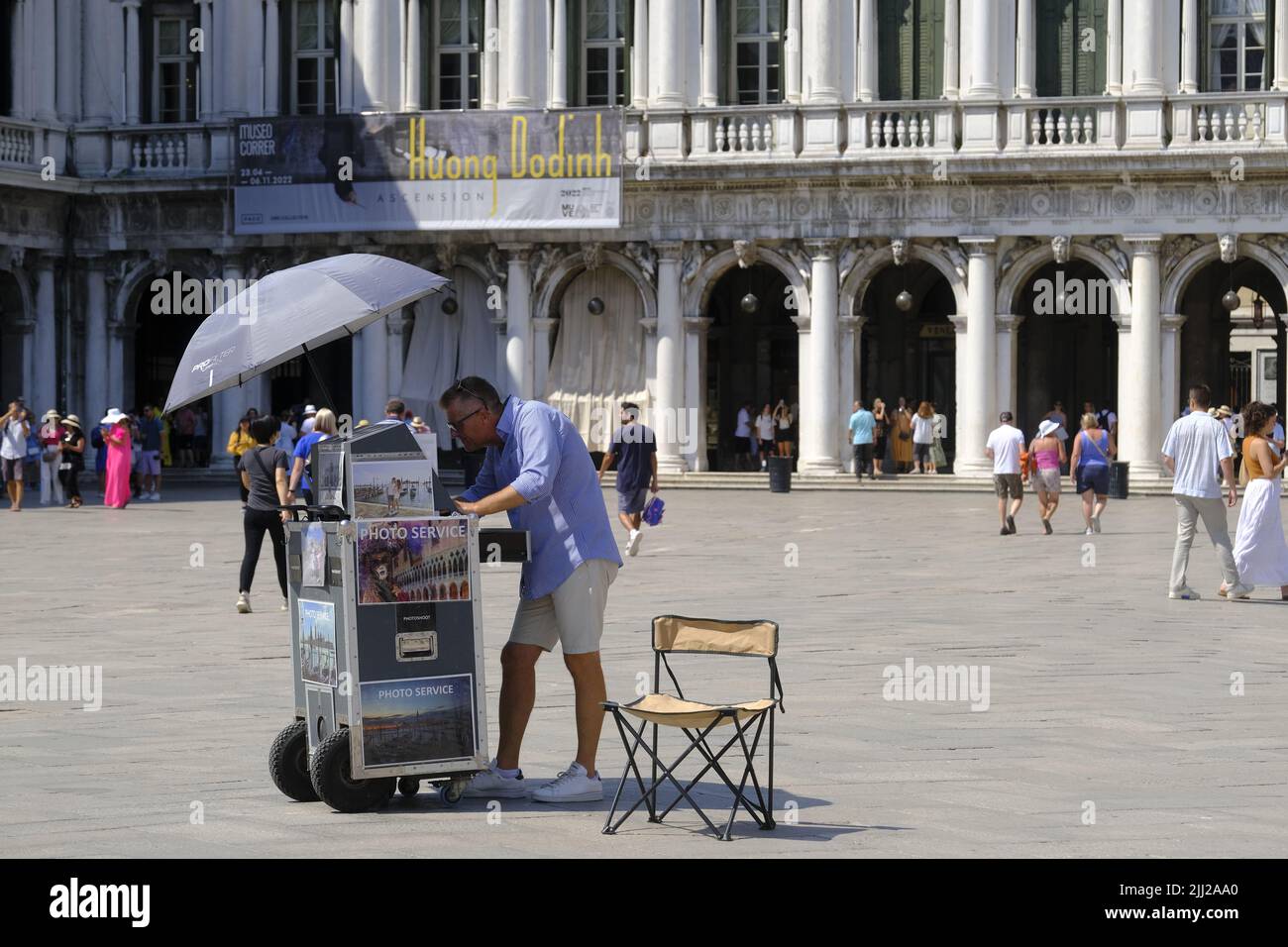Turismo a Venezia Foto Stock