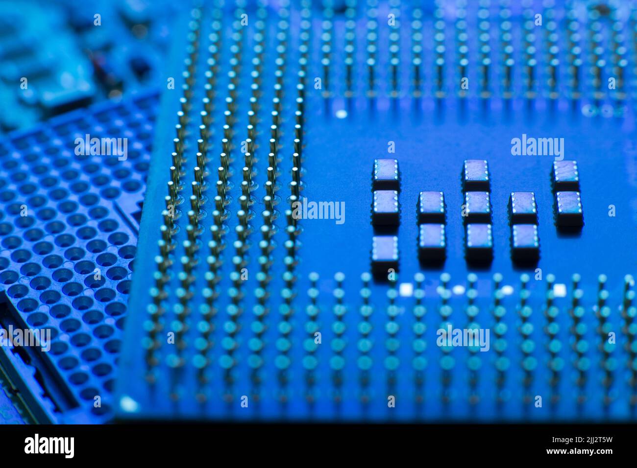 Ingegnere elettronico della tecnologia cpu per computer Foto Stock