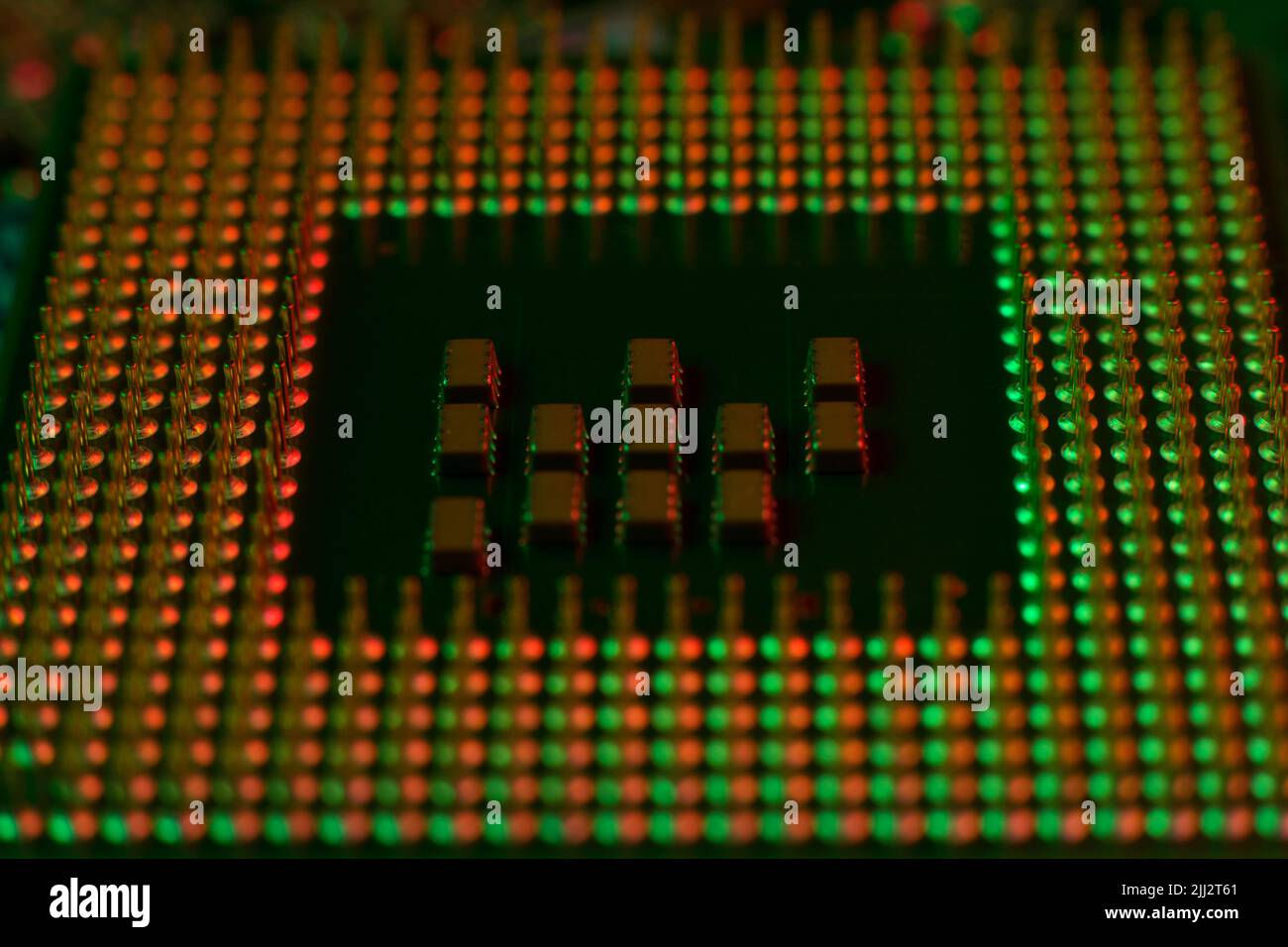 Ingegnere elettronico della tecnologia cpu per computer Foto Stock