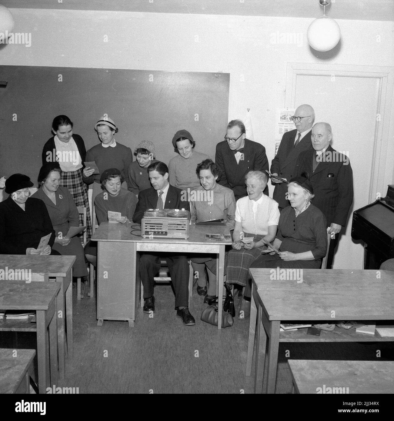 ÖK's English Teaching.2 Febbraio 1955 Foto Stock