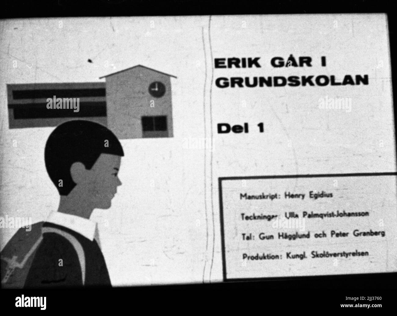 Scuola elementare 14 marzo 1966 ha firmato figure in ambiente scolastico Foto Stock