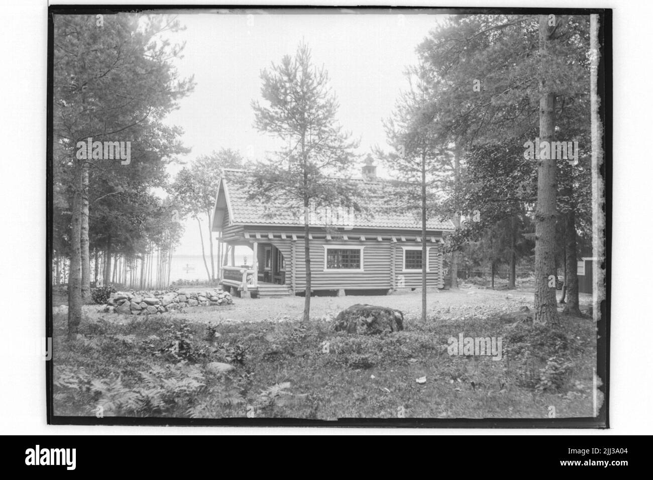 Villa estiva in stile nazionale romantico.Clas Råhlin. Foto Stock