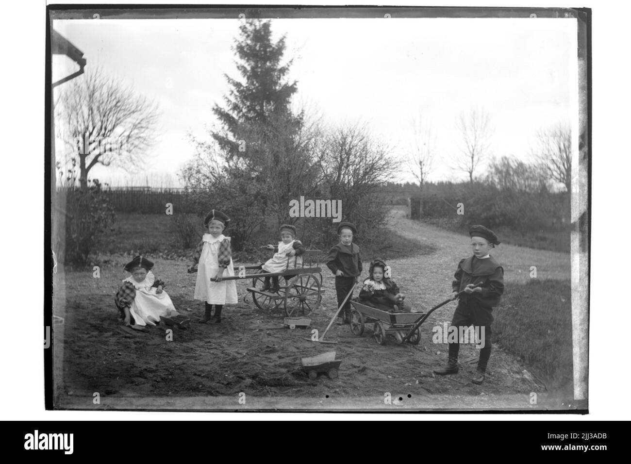 6 giocare a Children.c.a. Eriksson Foto Stock