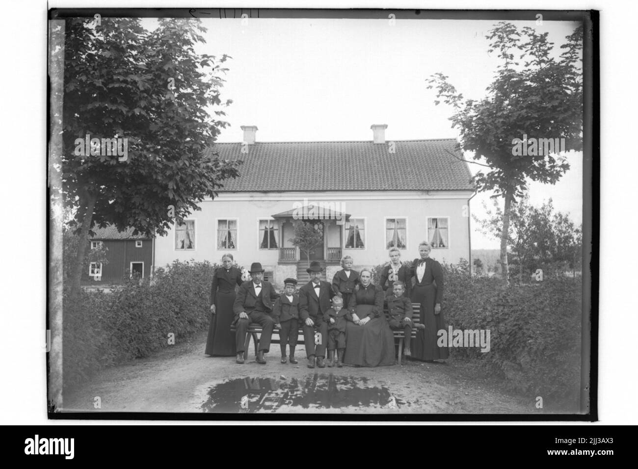 Edificio residenziale, 10 persone.o.. Larsson. Foto Stock