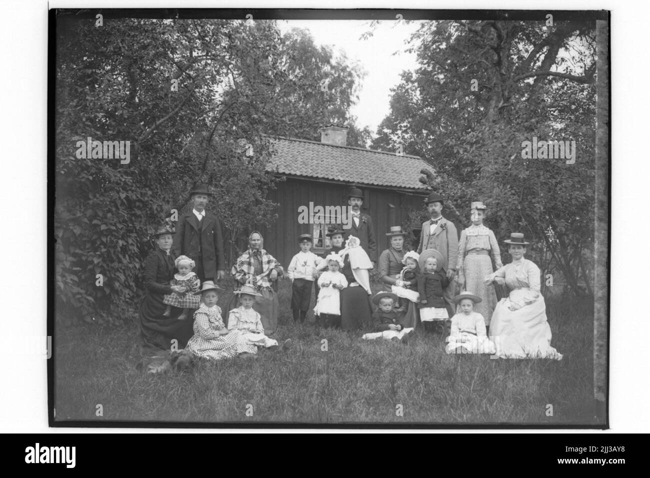 Edificio residenziale, 19 persons.g.w. Nordkvist. Foto Stock