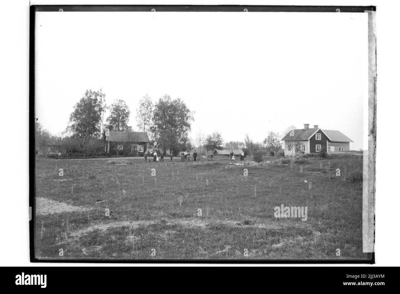 Edificio residenziale, 13 people.Carl Jansson Foto Stock