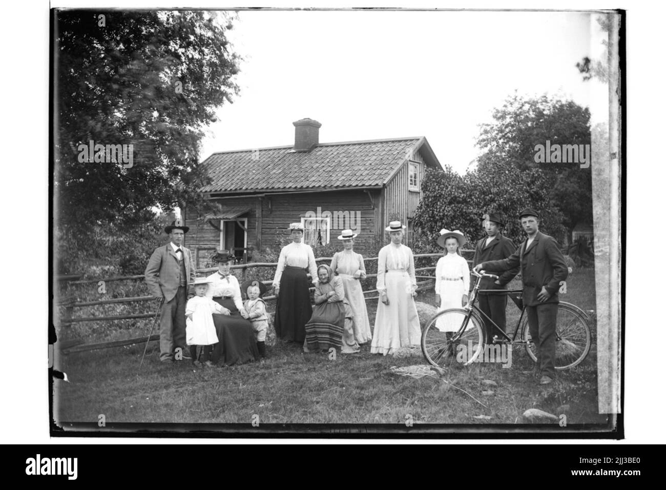 Un edificio residenziale di 11 persone. Karl Almstedt Foto Stock