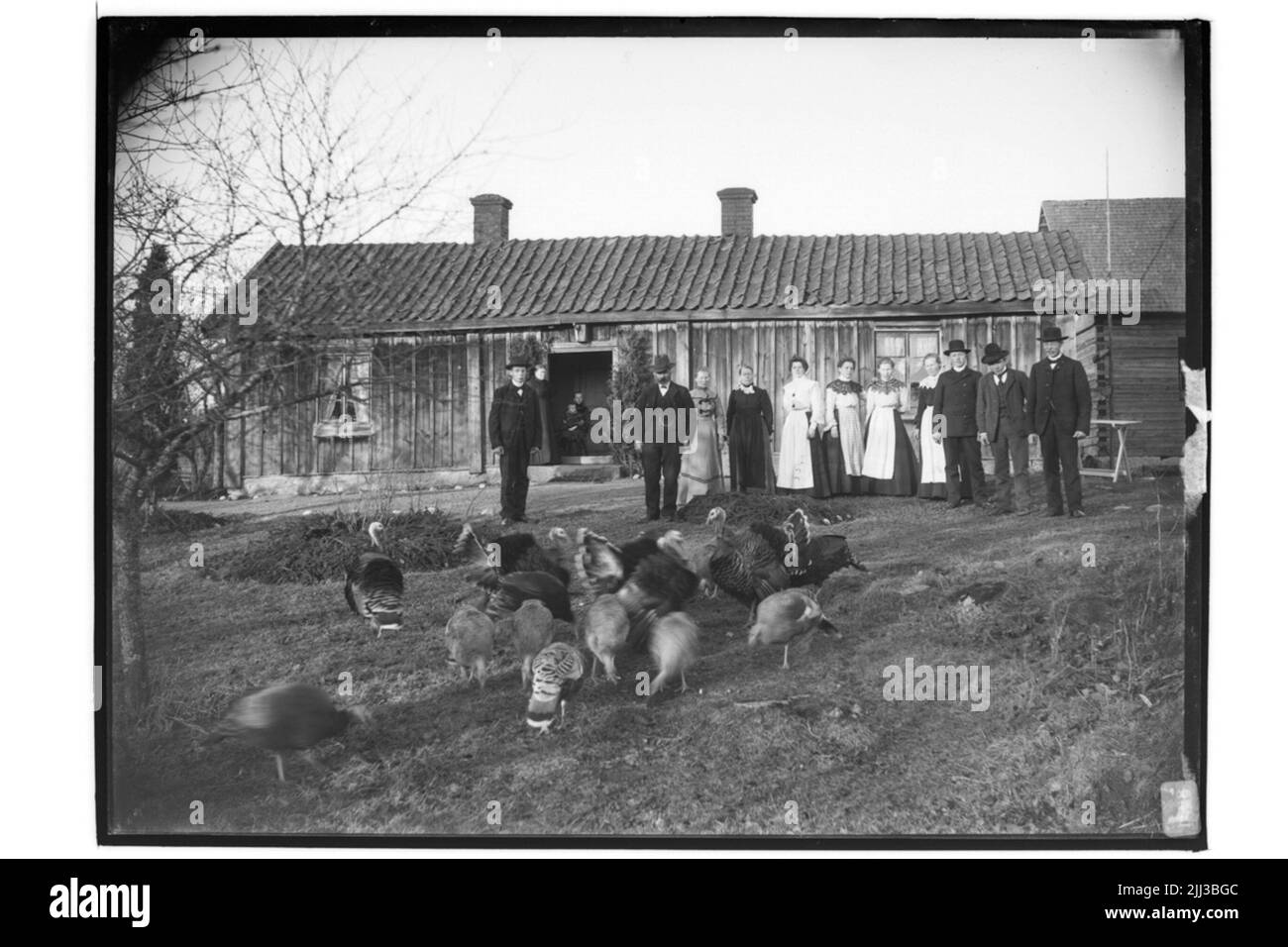 Un edificio residenziale di 14 persone. Turkeys.per Olsson Foto Stock