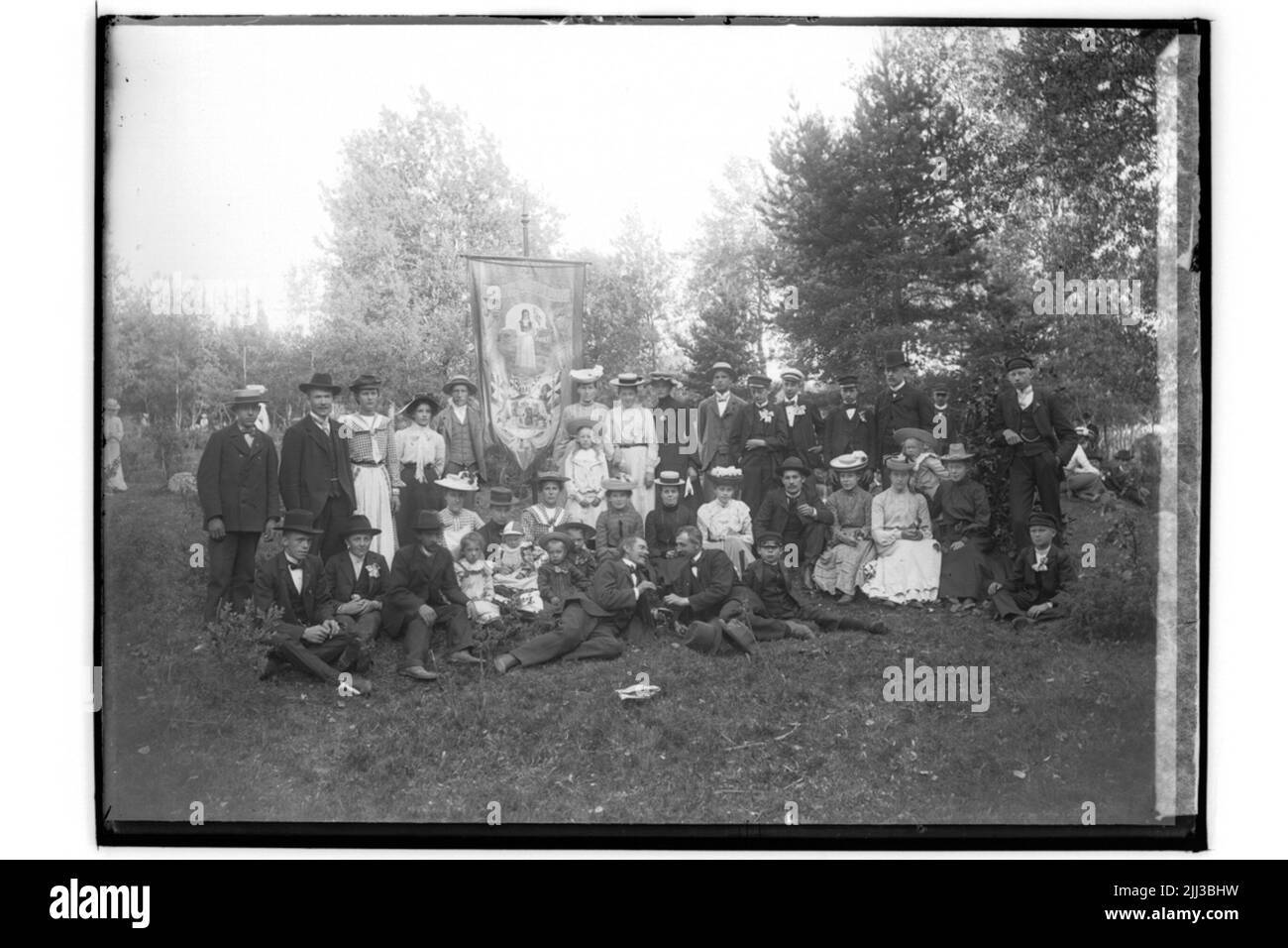 Almby Gotemplare con i visitatori. Foto Stock