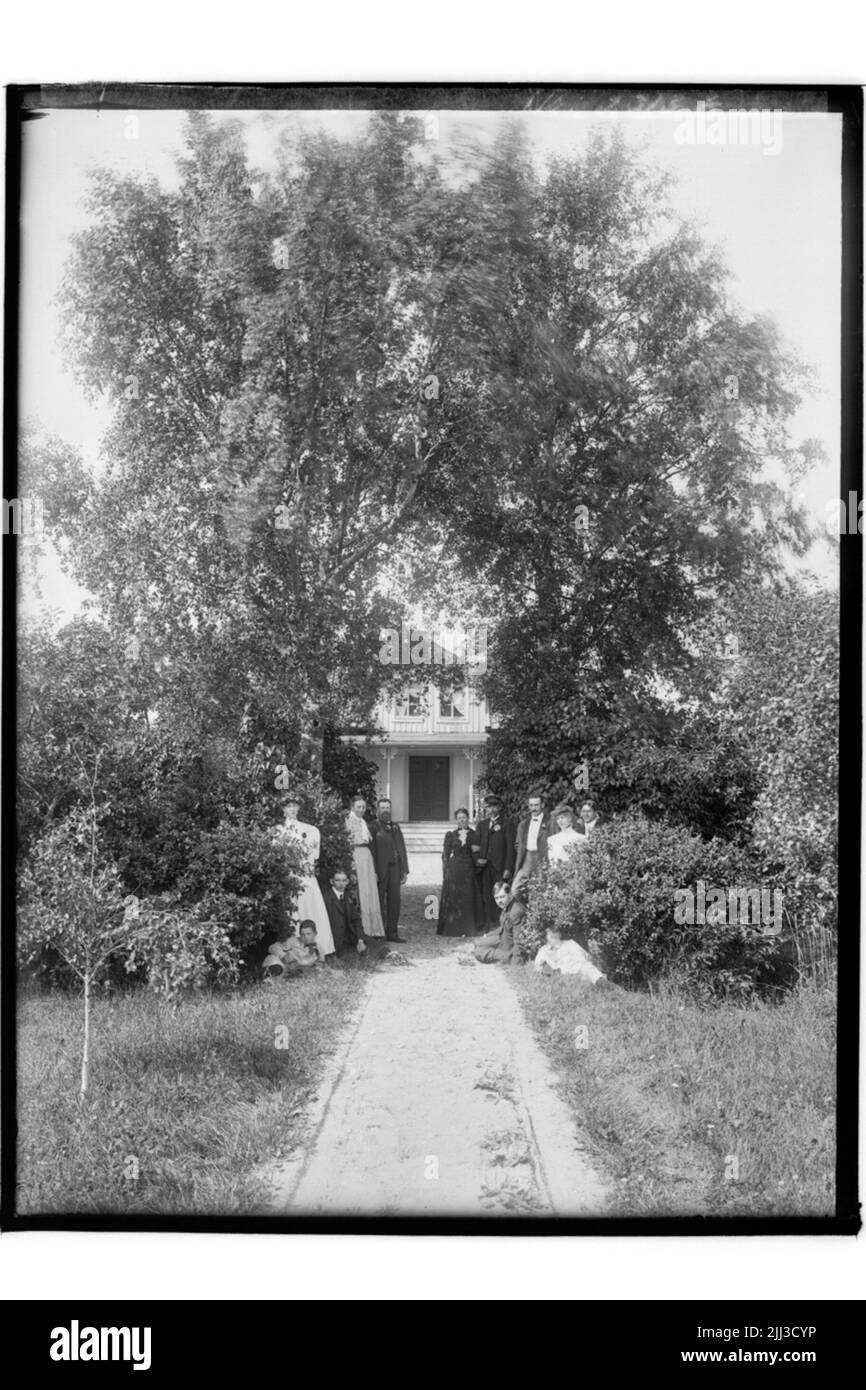 Edificio residenziale, 10 people.a.. Pettersson Foto Stock