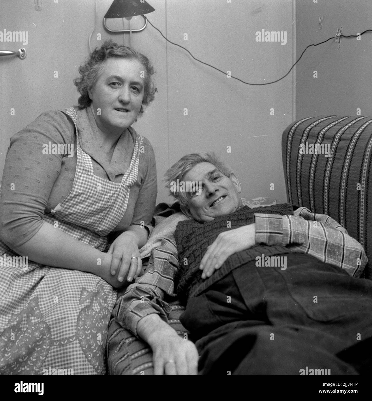 Le piccole mogli contadine sono ricompensate. Gennaio 21, 1959. Foto Stock