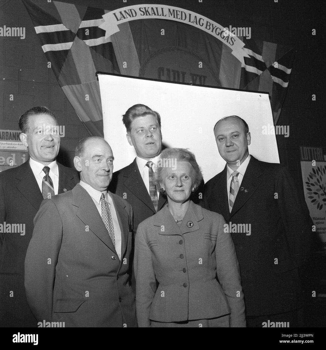 Tesoriere del Club di risparmio.23 Ottobre 1958. Foto Stock