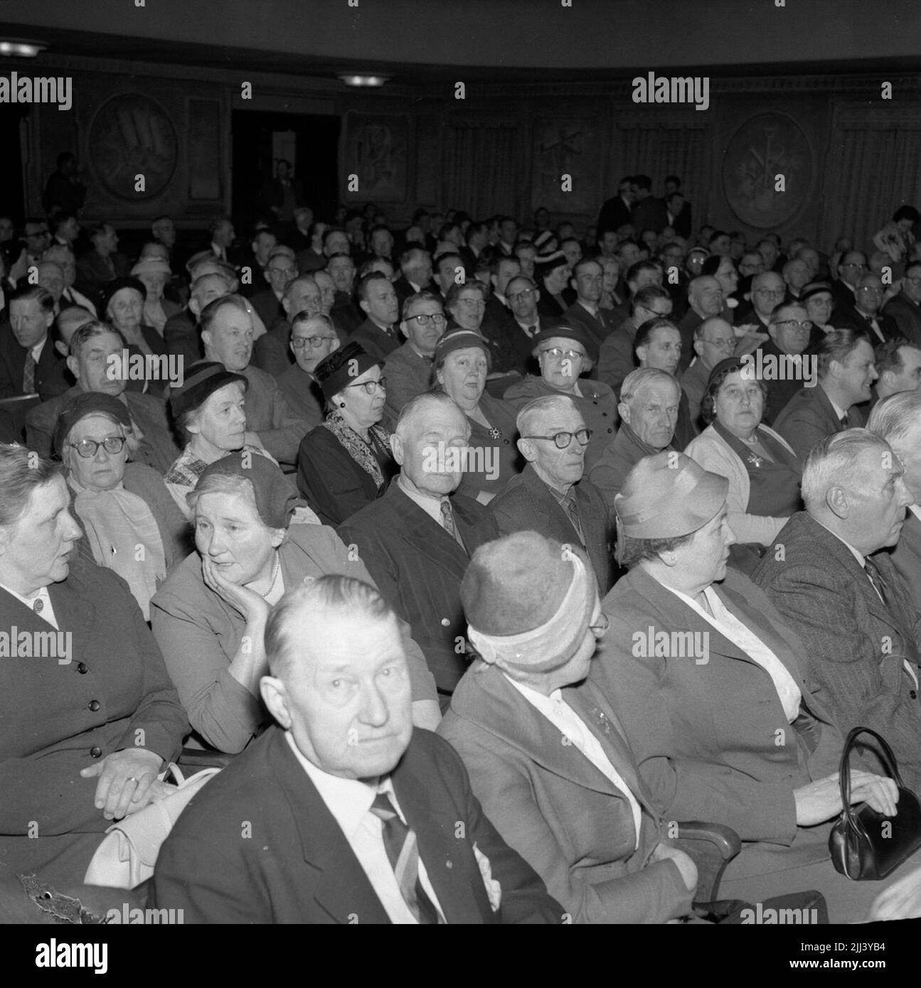 Center Party.17 marzo 1959. Foto Stock