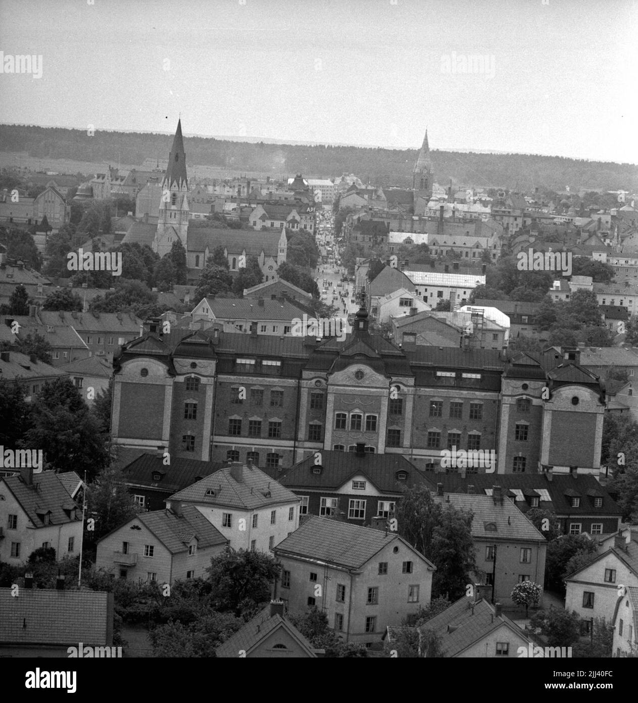 Immagine aerea. Giugno 12, 1959. Foto Stock