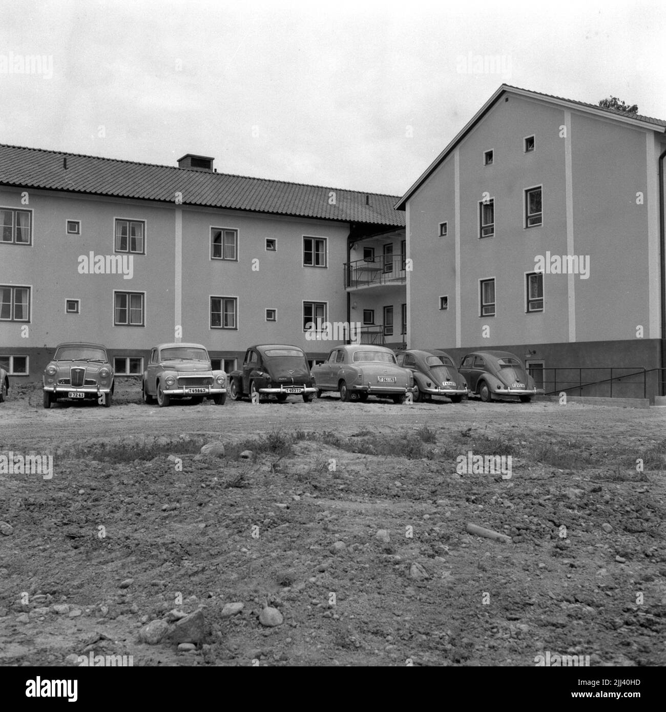 Casa di vecchiaia a Fellingsbro. Giugno 16, 1959. Foto Stock