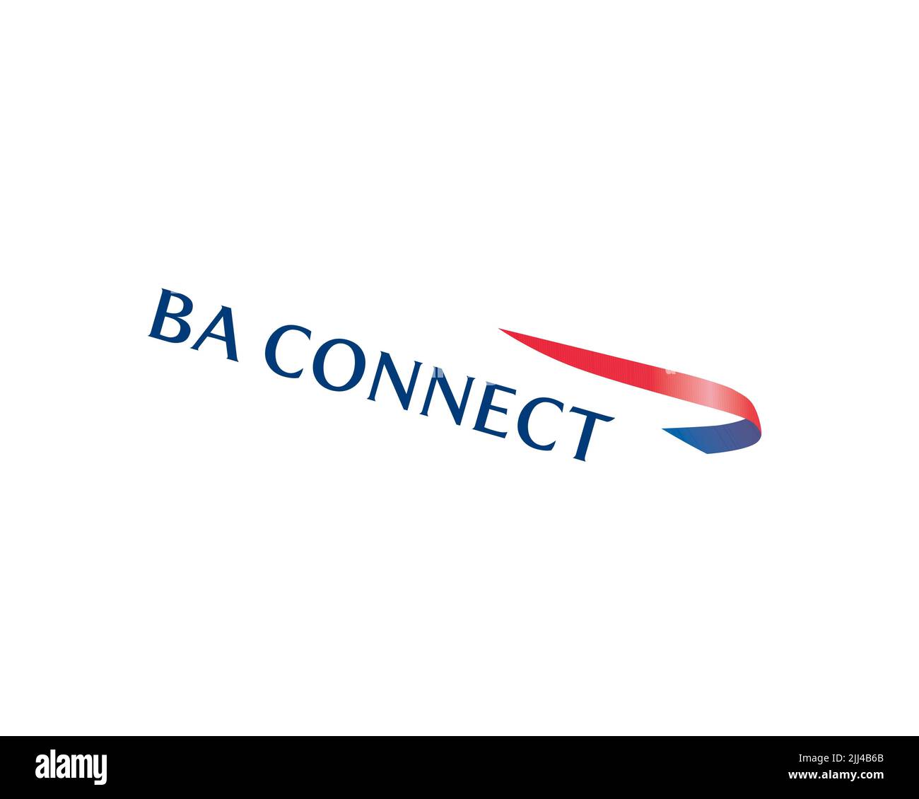 BA Connect, logo ruotato, sfondo bianco B. Foto Stock